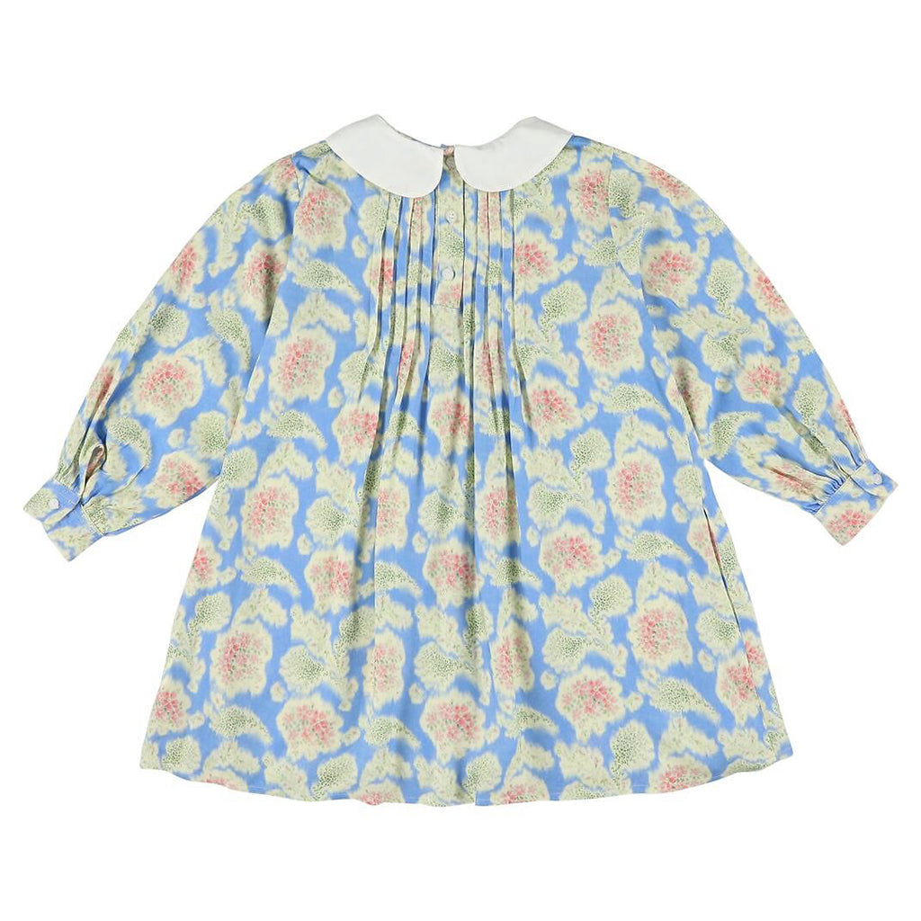 Morley Child Yda Dress Henri Blue Floral Print