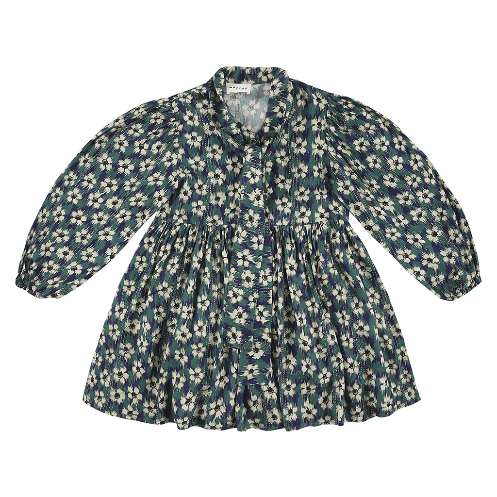 Morley Child Zas Dress Teunis Navy Blue Print