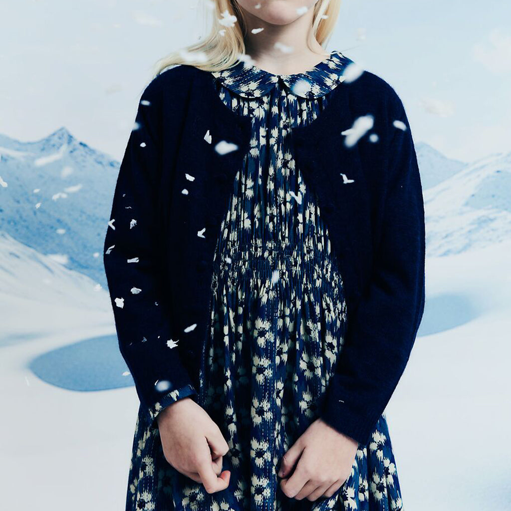 Morley Child Zerah Cardigan Navy Blue