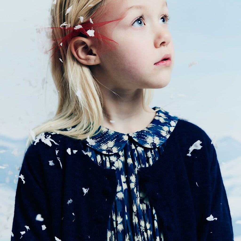 Morley Child Zerah Cardigan Navy Blue