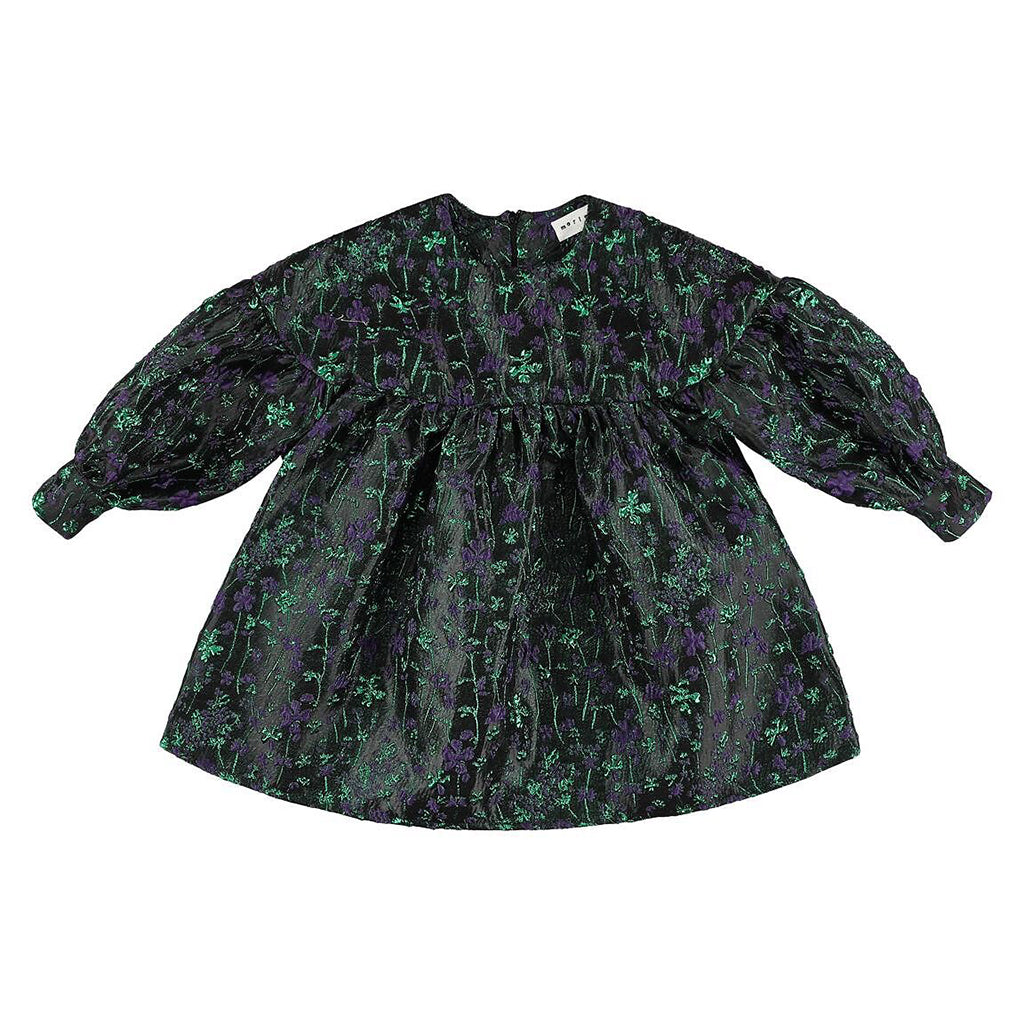 Morley Child Zeyneb Dress Yem Green Print