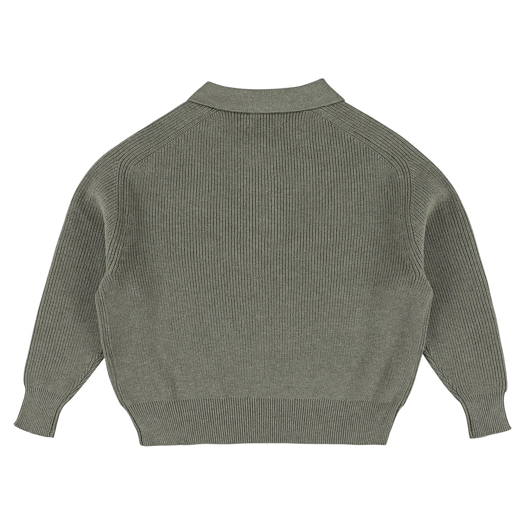 Morley Child Zietse Polo Sweater Safaripark Green