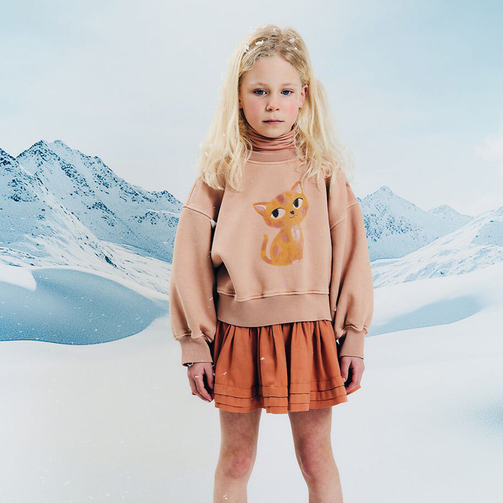 Morley Child Zino Skirt Carnelian Brown