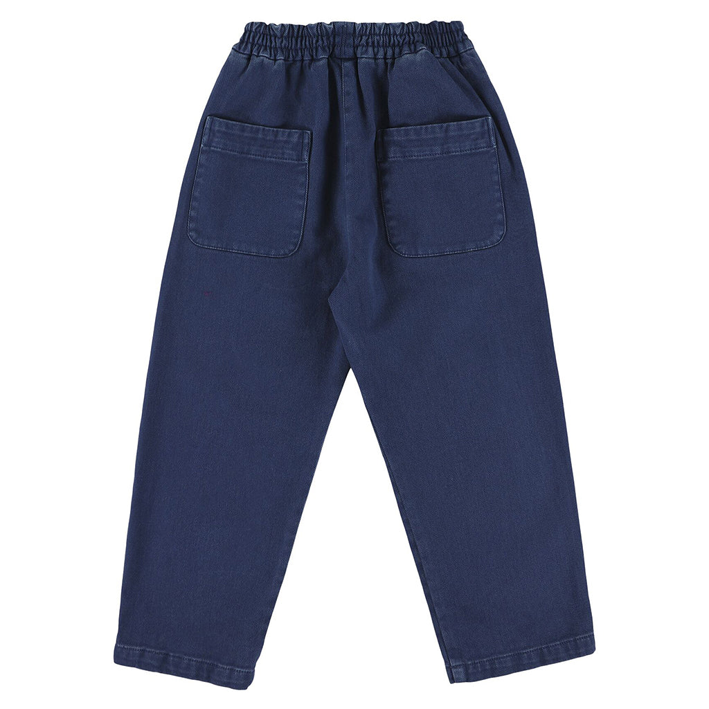 Morley Child Zippo Pants Ink Navy Blue