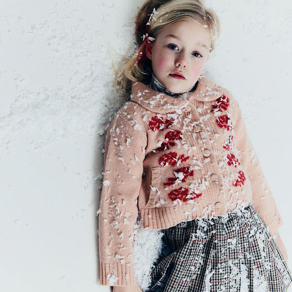 Morley Child Zuzana Cardigan Blush Pink