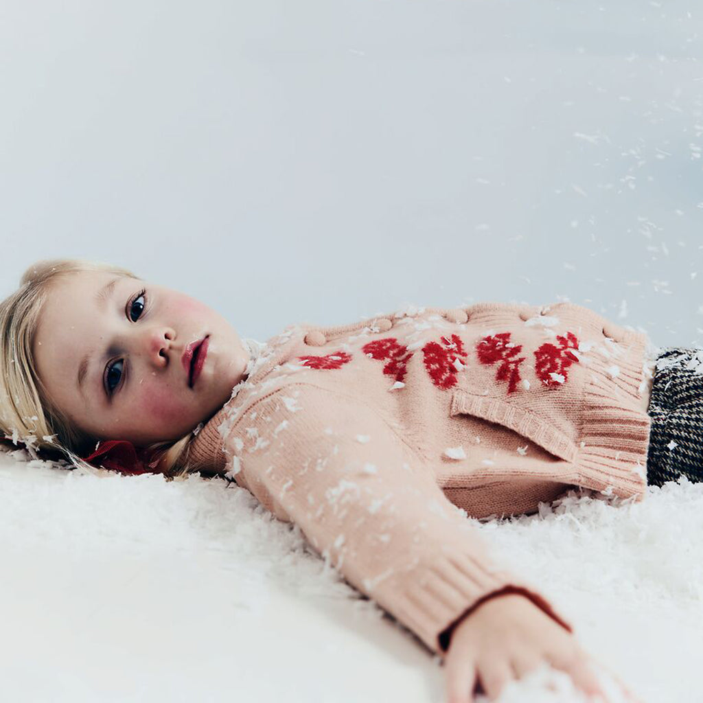 Morley Child Zuzana Cardigan Blush Pink