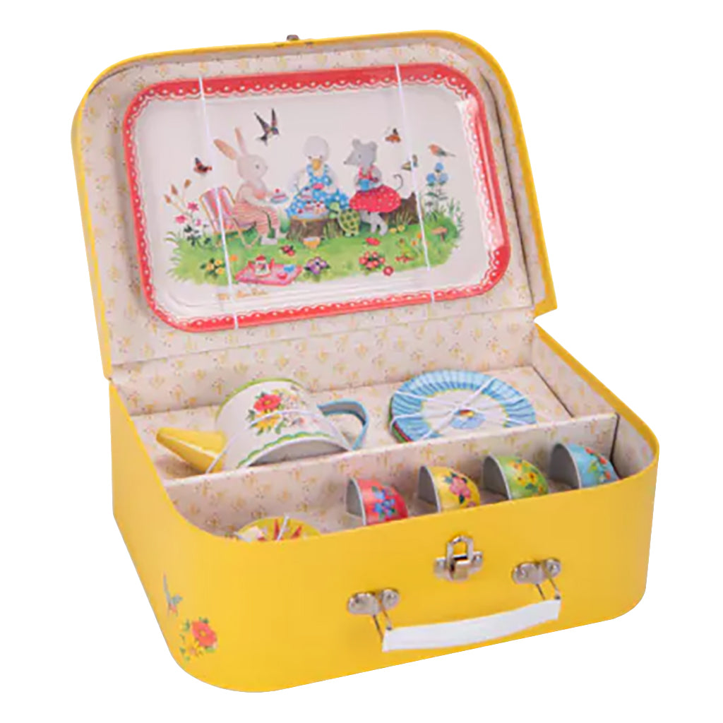 Moulin Roty Grande Famille Metal Tea Set