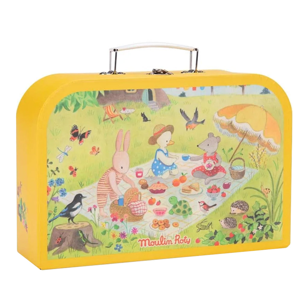 Moulin Roty Grande Famille Metal Tea Set