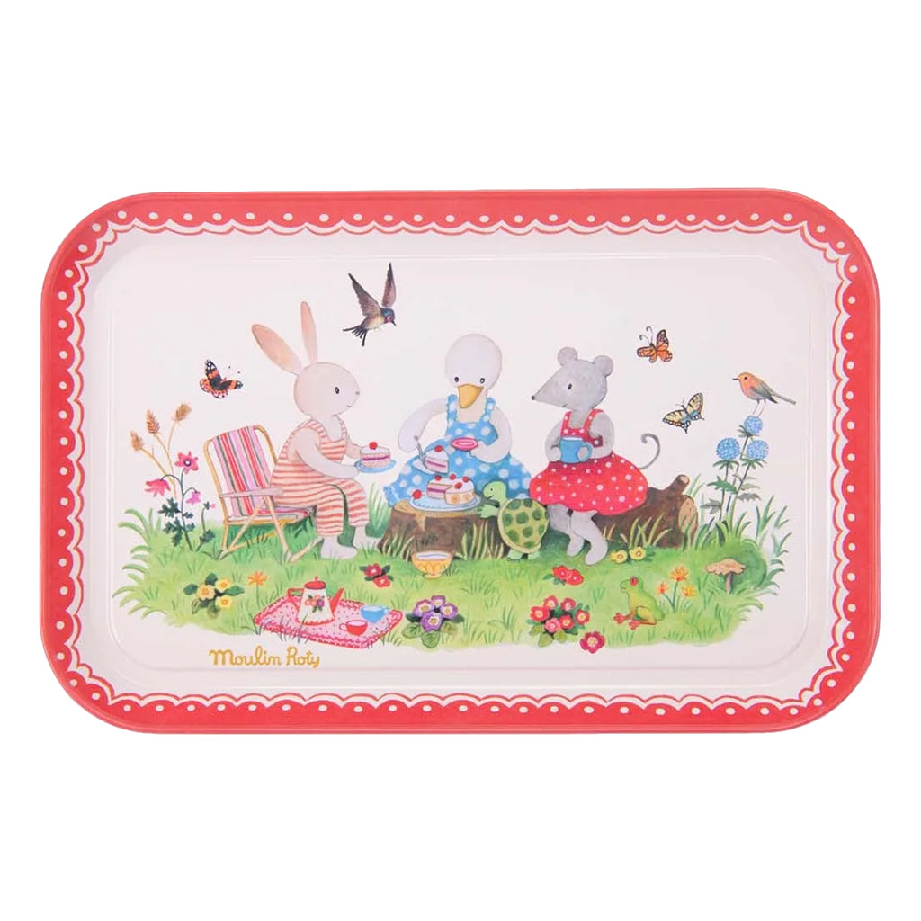 Moulin Roty Grande Famille Metal Tea Set
