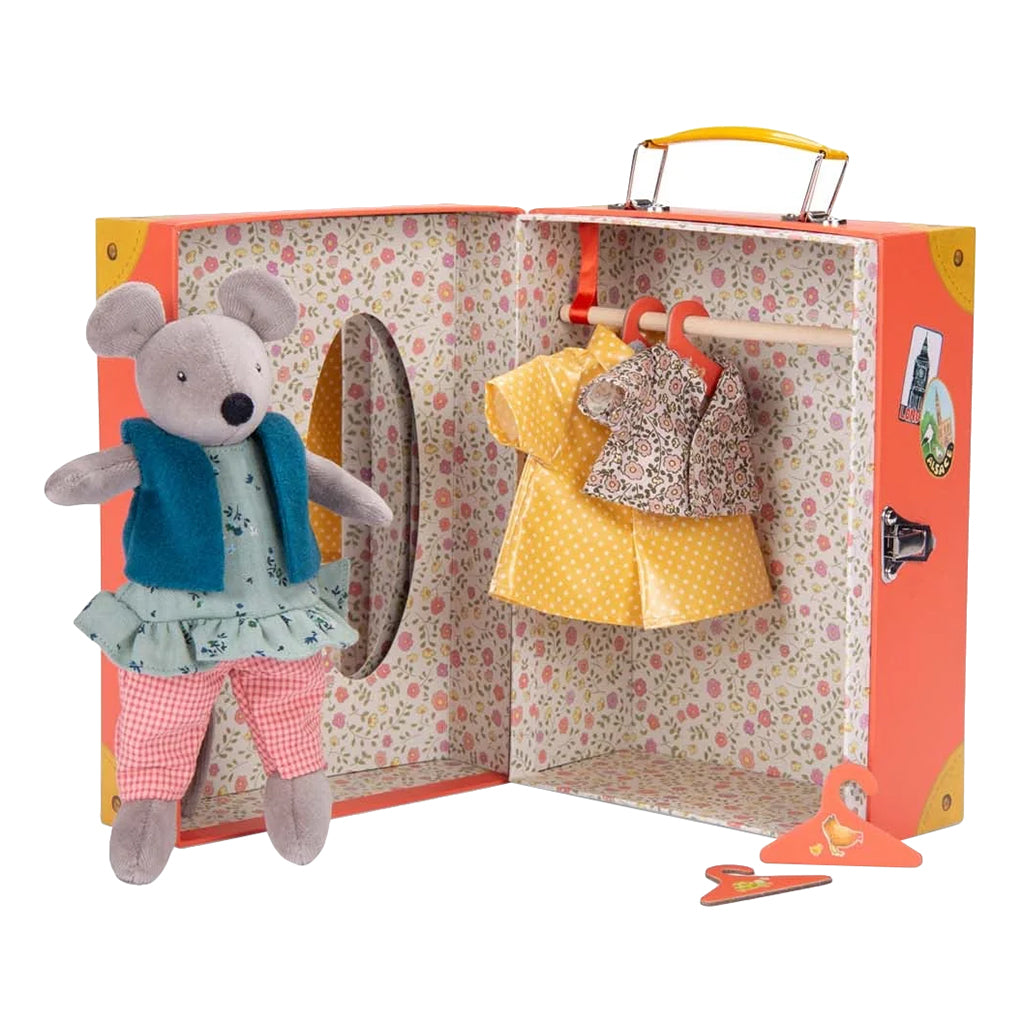 Moulin Roty Grande Famille Nini's Little Wardrobe Suitcase