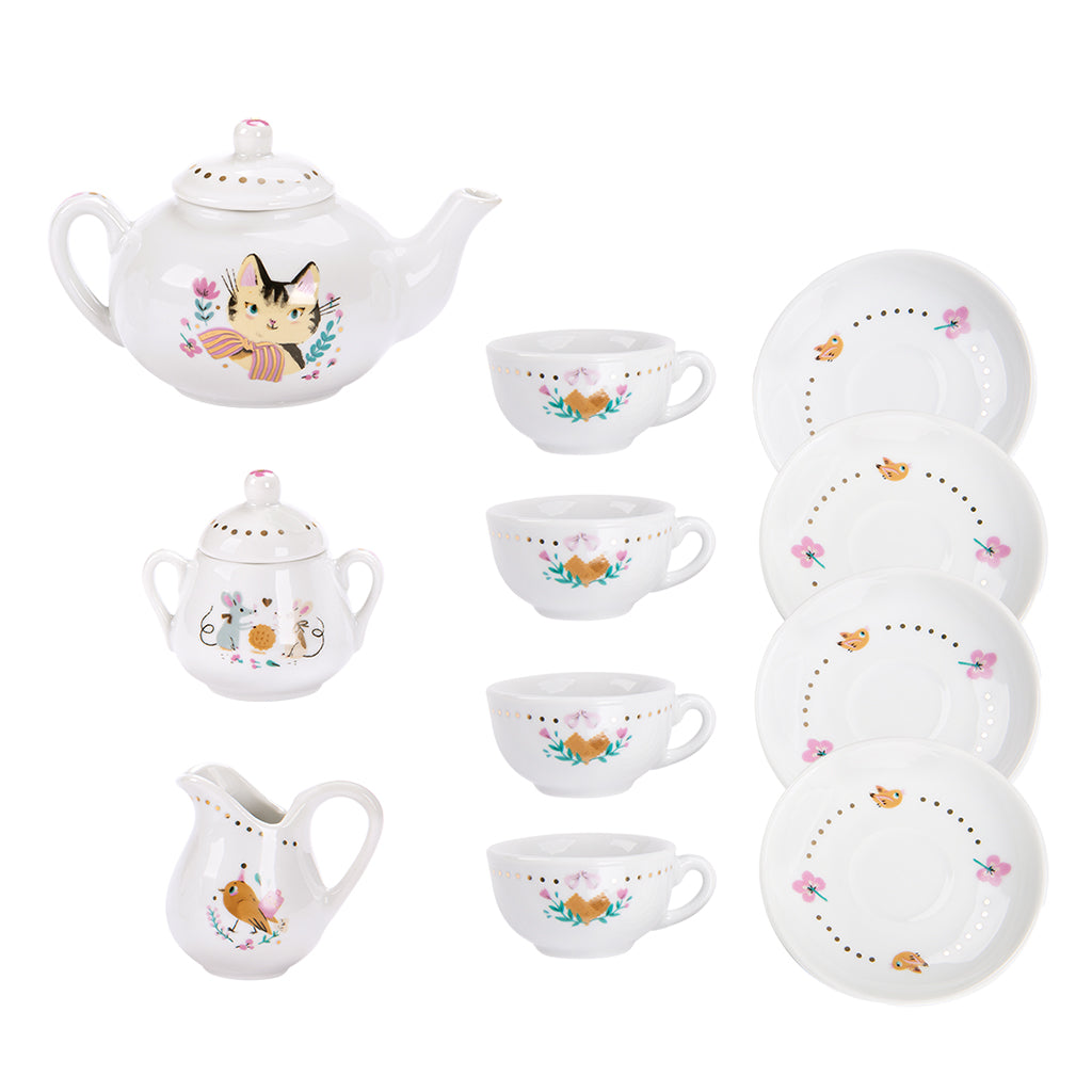 Moulin Roty Les Parisiennes Ceramic Tea Set