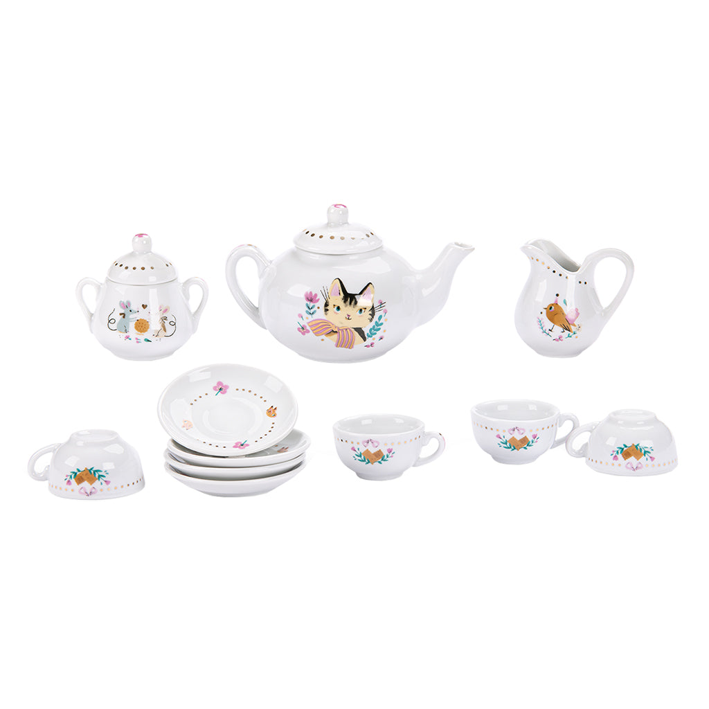 Moulin Roty Les Parisiennes Ceramic Tea Set