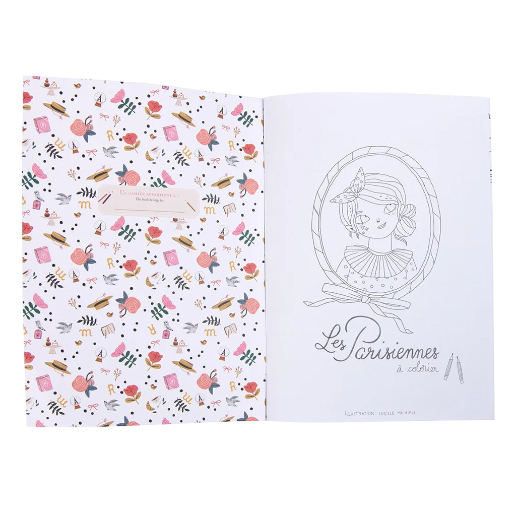 Moulin Roty Les Parisiennes Colouring Book