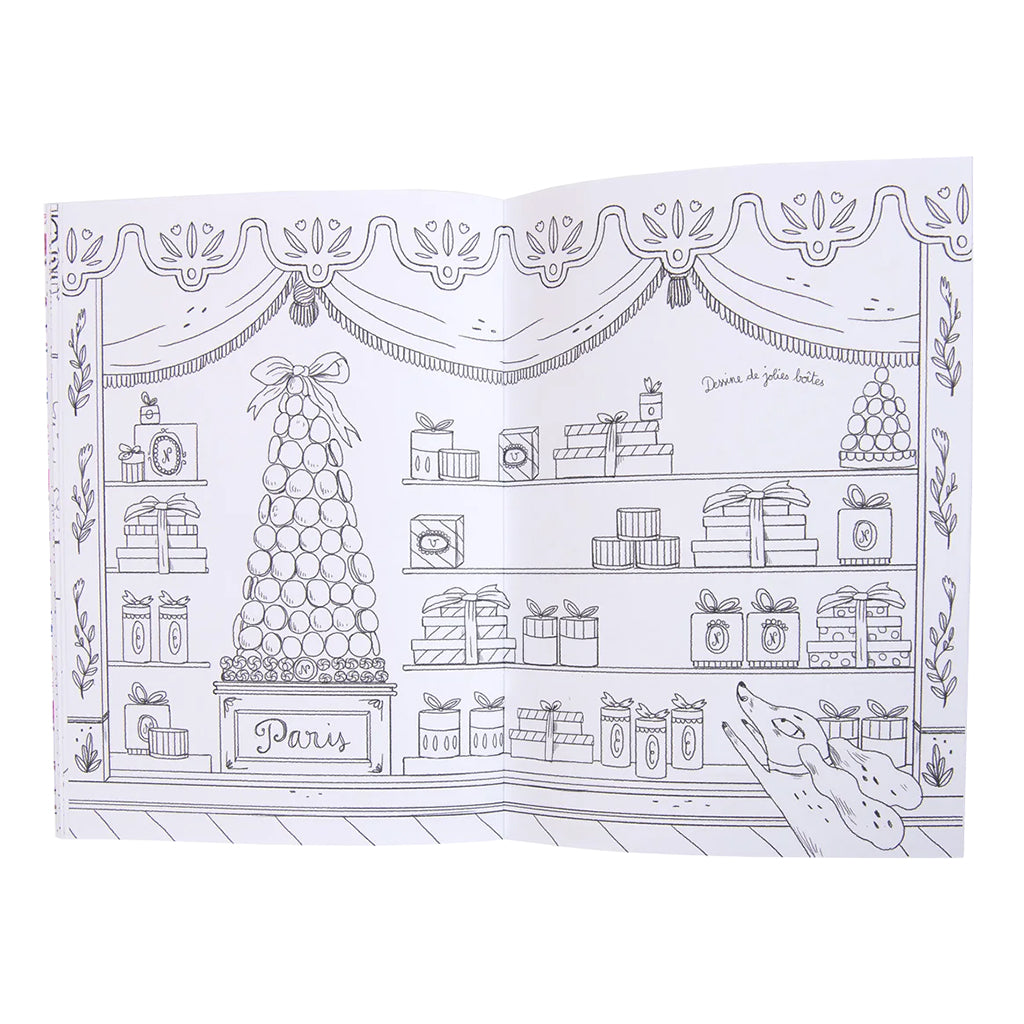 Moulin Roty Les Parisiennes Colouring Book