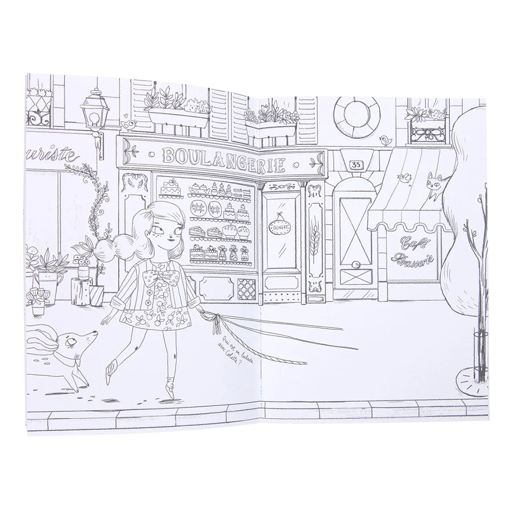 Moulin Roty Les Parisiennes Colouring Book