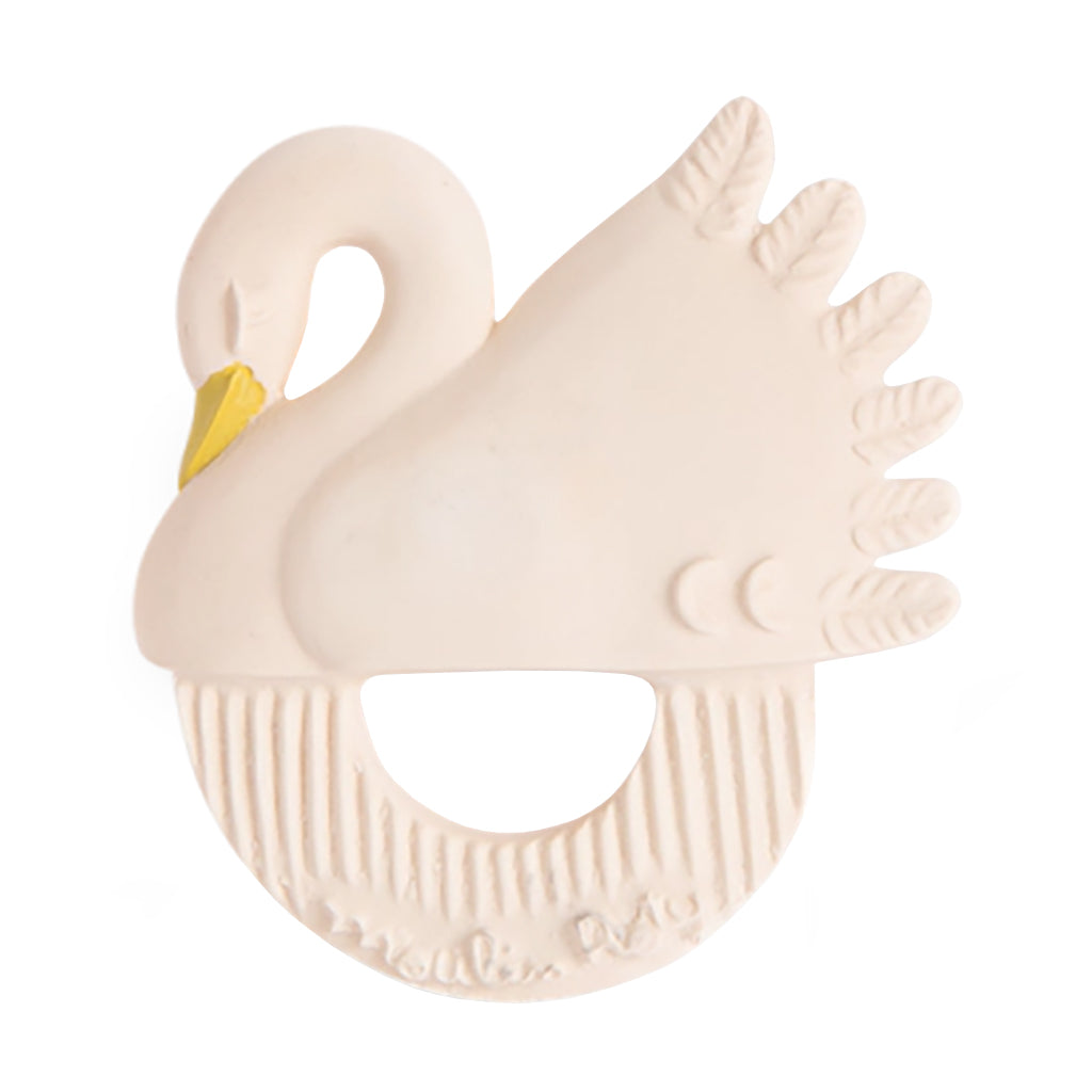 Moulin Roty La Petite École De Danse Swan Rubber Teething Ring