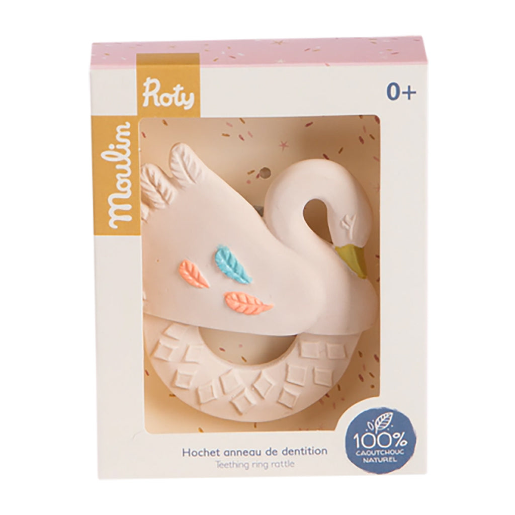 Moulin Roty La Petite École De Danse Swan Rubber Teething Ring
