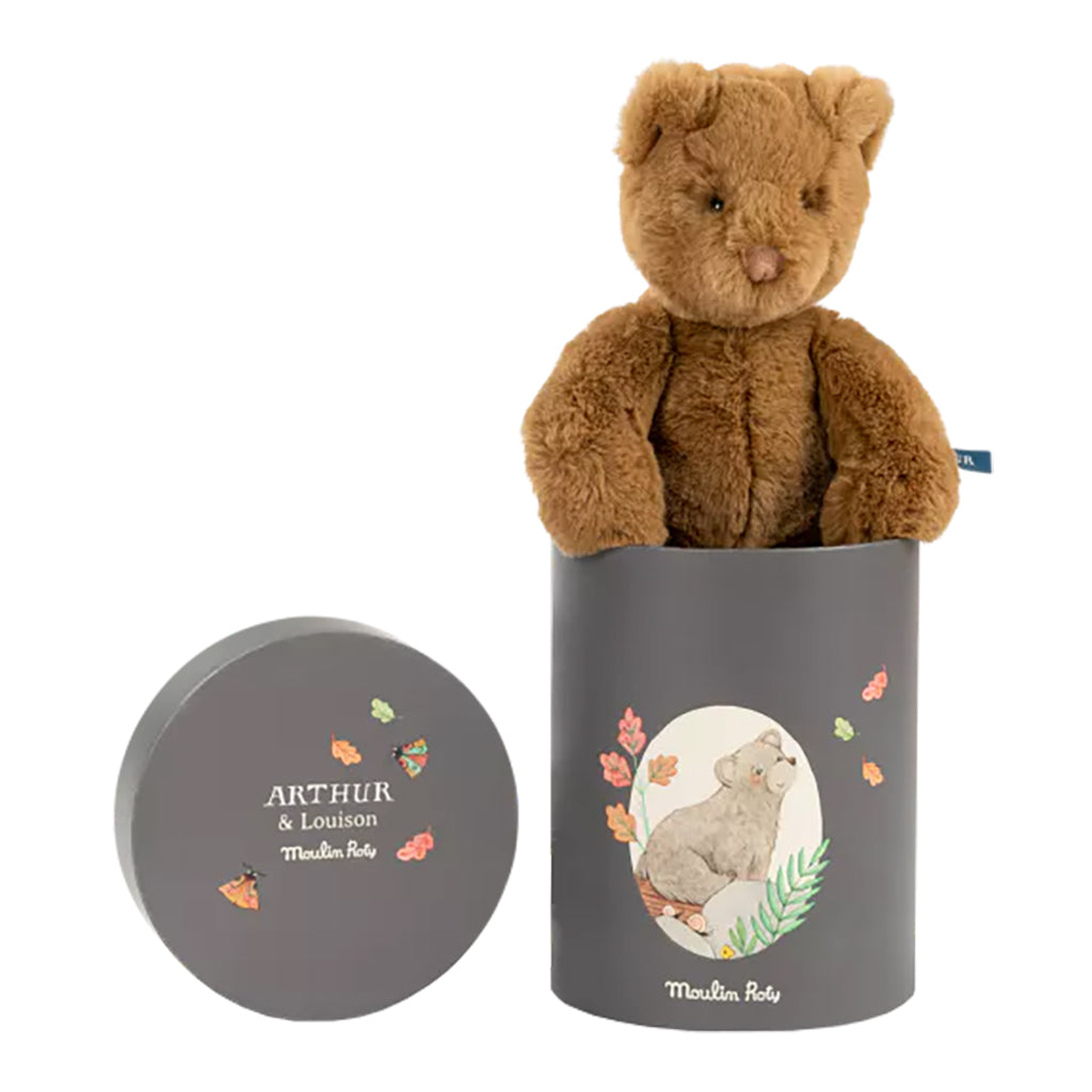 Moulin Roty Arthur et Louison Bear Soft Toy In Box