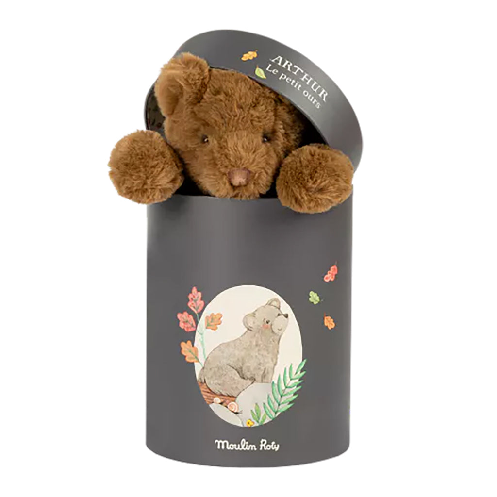 Moulin Roty Arthur et Louison Bear Soft Toy In Box