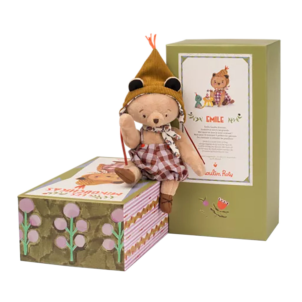 Moulin Roty Les Minouchkas Emile The Little Bear Soft Toy