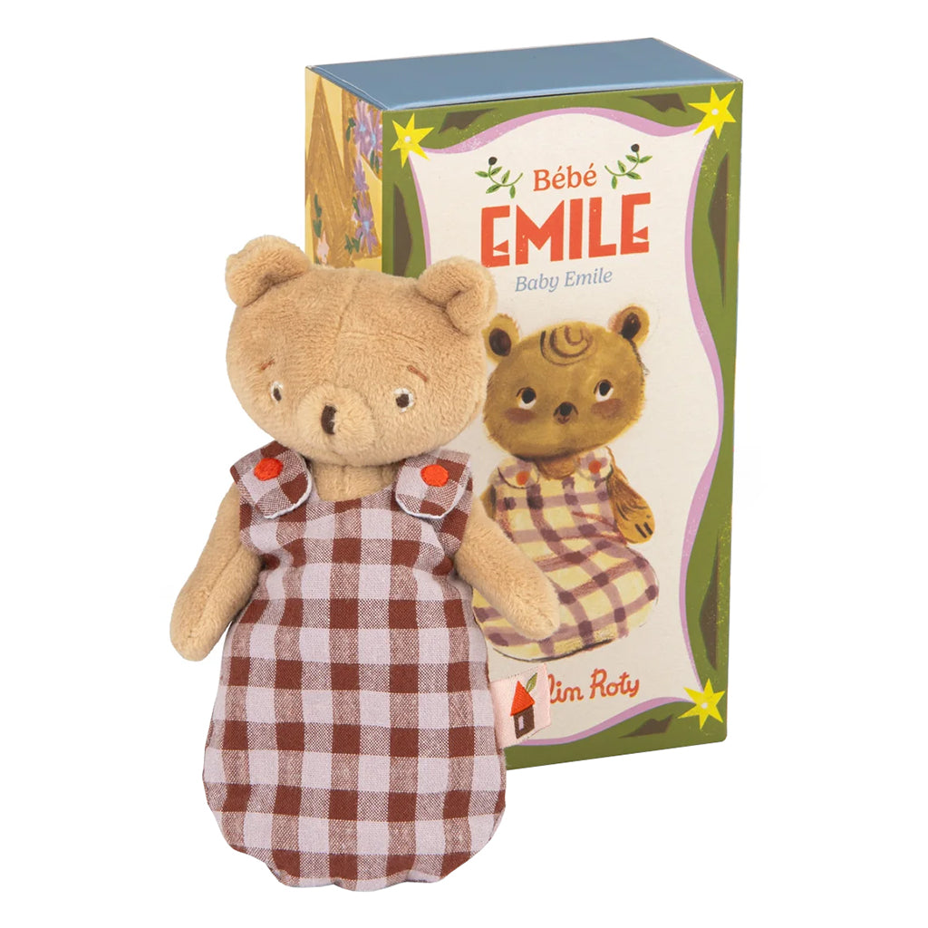 Moulin Roty Les Minouchkas Baby Emile The Little Bear Soft Toy
