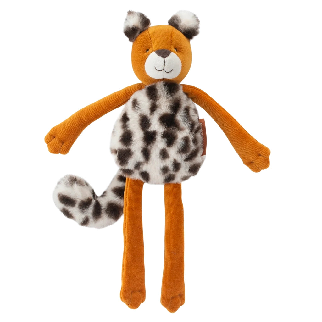 Moulin Roty La Foret Mawa Taïgo Leopard Rattle Soft Toy