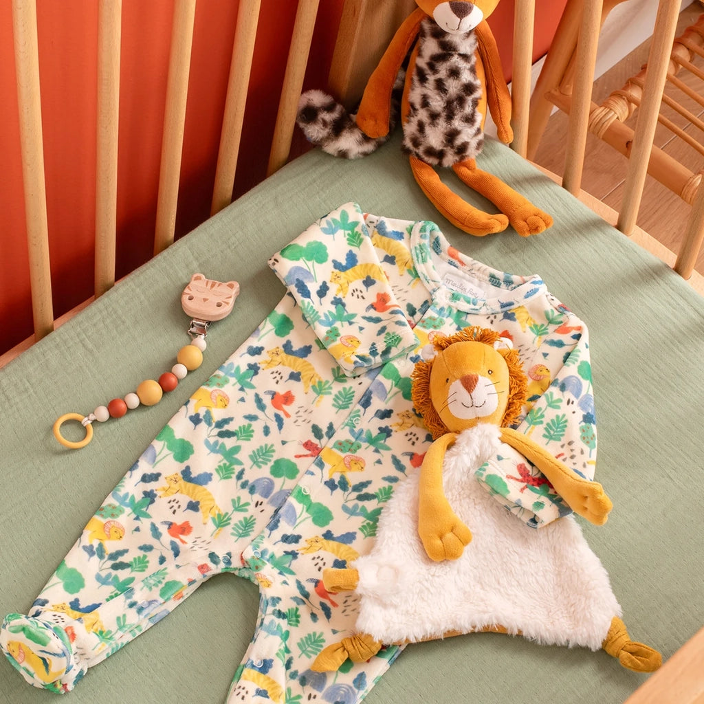 Moulin Roty La Foret Mawa Taïgo Leopard Rattle Soft Toy