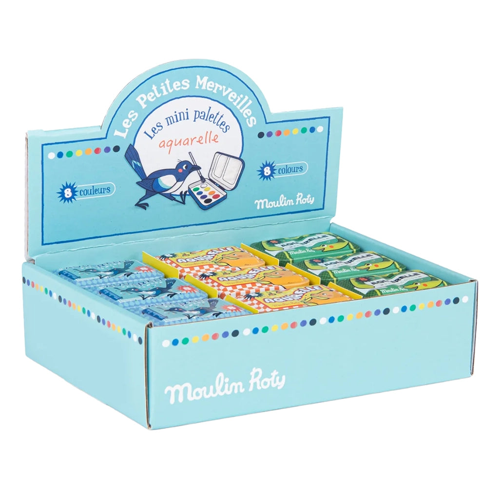 Moulin Roty Les Petites Merveilles Mini Watercolour Palette Green