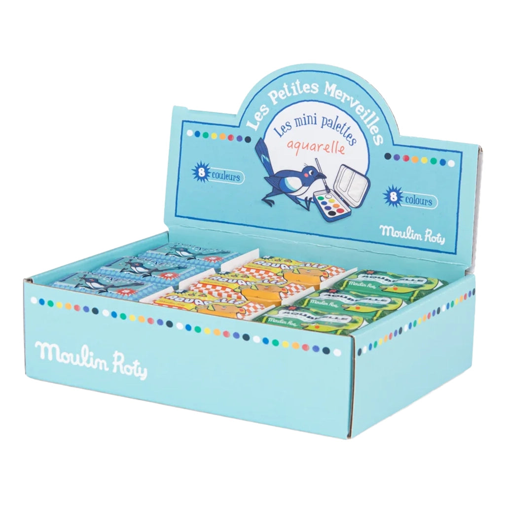 Moulin Roty Les Petites Merveilles Mini Watercolour Palette Green