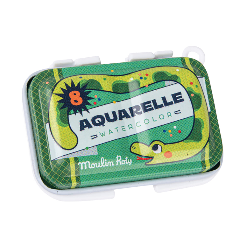 Moulin Roty Les Petites Merveilles Mini Watercolour Palette Green
