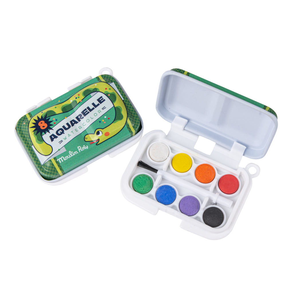 Moulin Roty Les Petites Merveilles Mini Watercolour Palette Green