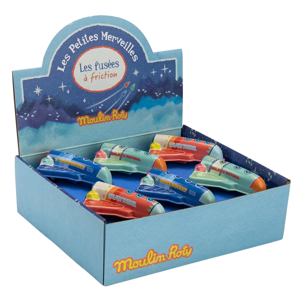 Moulin Roty Les Petites Merveilles Friction Rocket Red