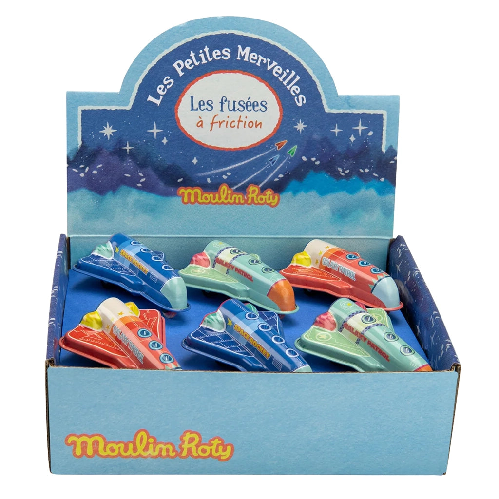 Moulin Roty Les Petites Merveilles Friction Rocket Red