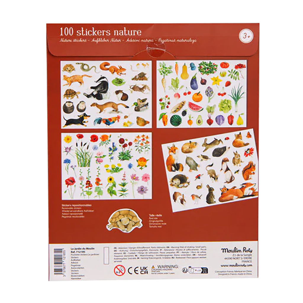 Moulin Roty Le Jardinier Nature Stickers
