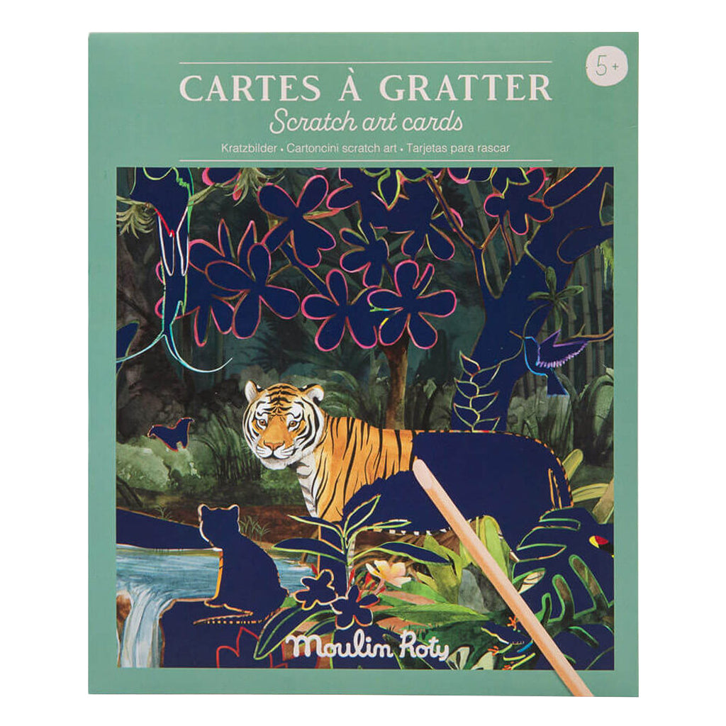 Moulin Roty Tout Autour Scratch Arts Cards