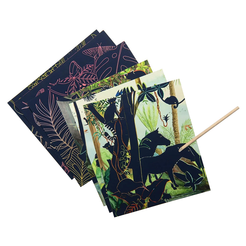 Moulin Roty Tout Autour Scratch Arts Cards