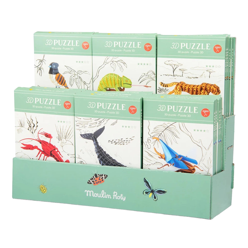 Moulin Roty Tout Autour Du Monde 3D Puzzle Cheetah