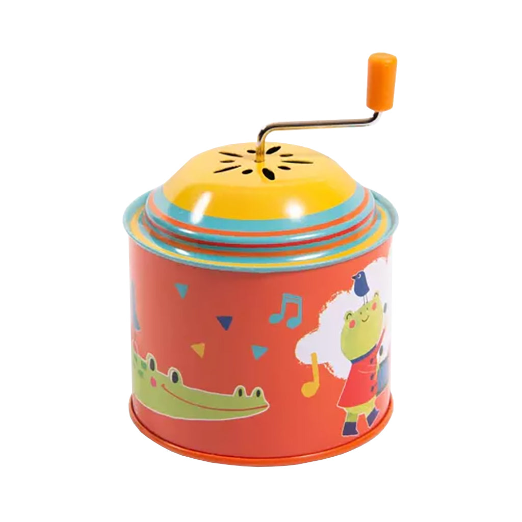 Moulin Roty Jouets Metal Fanfare Musical Box Crocodile