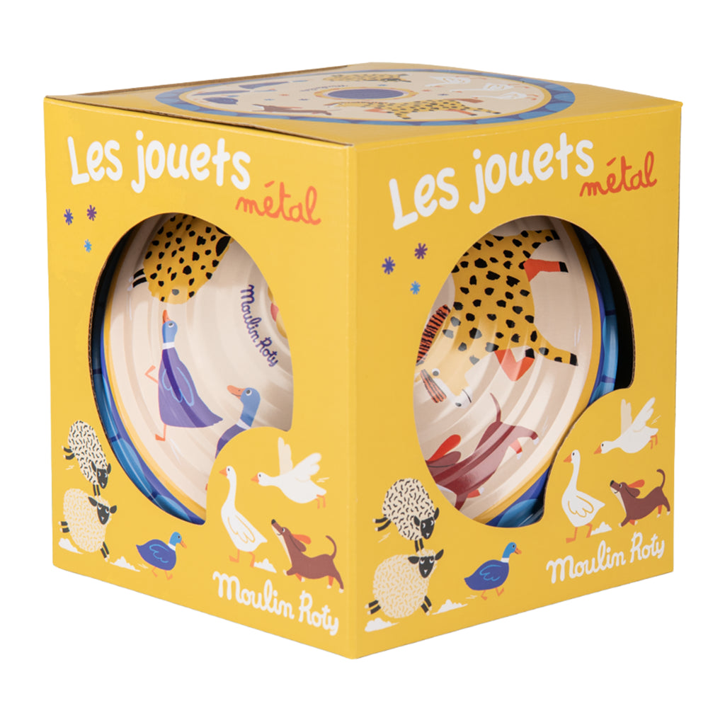 Moulin Roty Jouets Metal Large Spinning Top