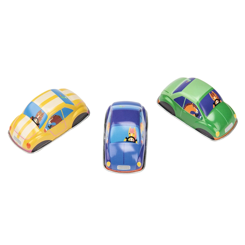 Moulin Roty Jouets Metal Friction Car Green