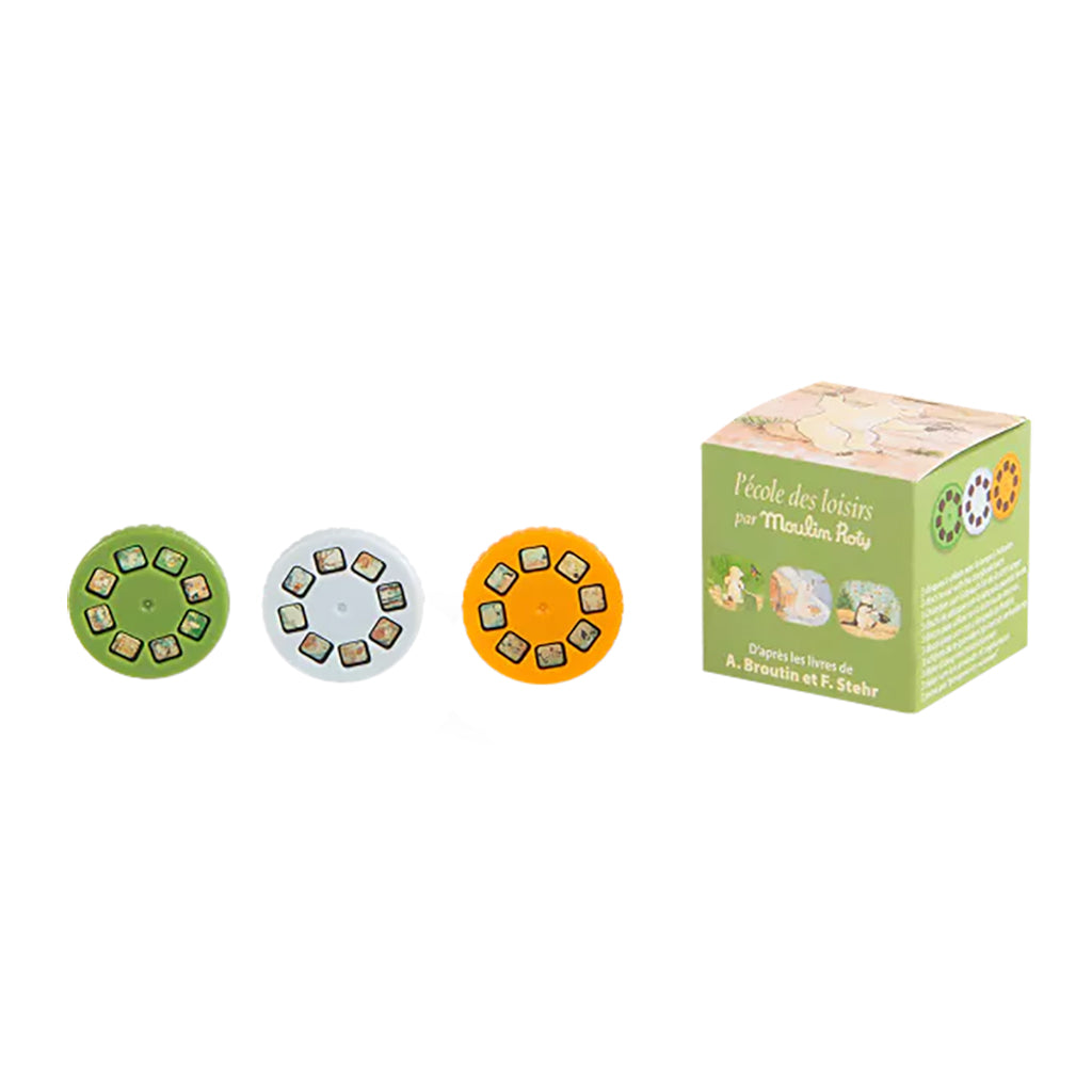 Moulin Roty L&#39;École Des Loisirs 3 Storybook Discs Calinours