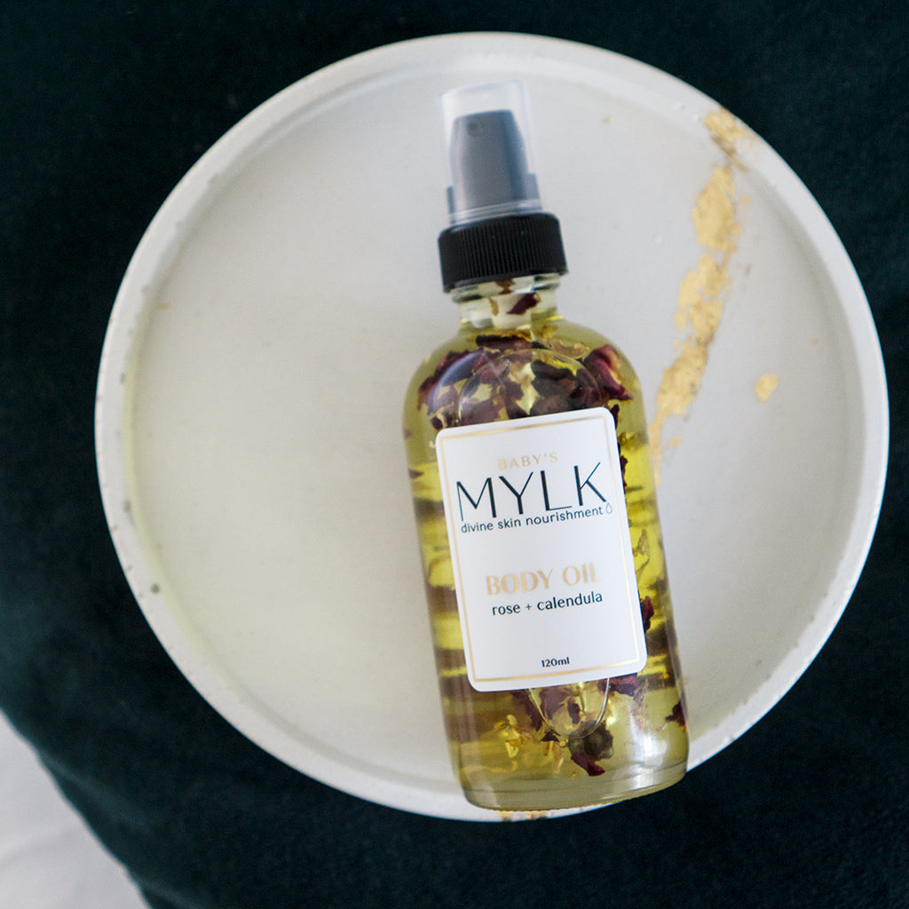 Mylk Body Oil Calendula And Rose