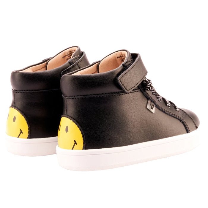 Old Soles Child Smiley Sneak Shoes Black