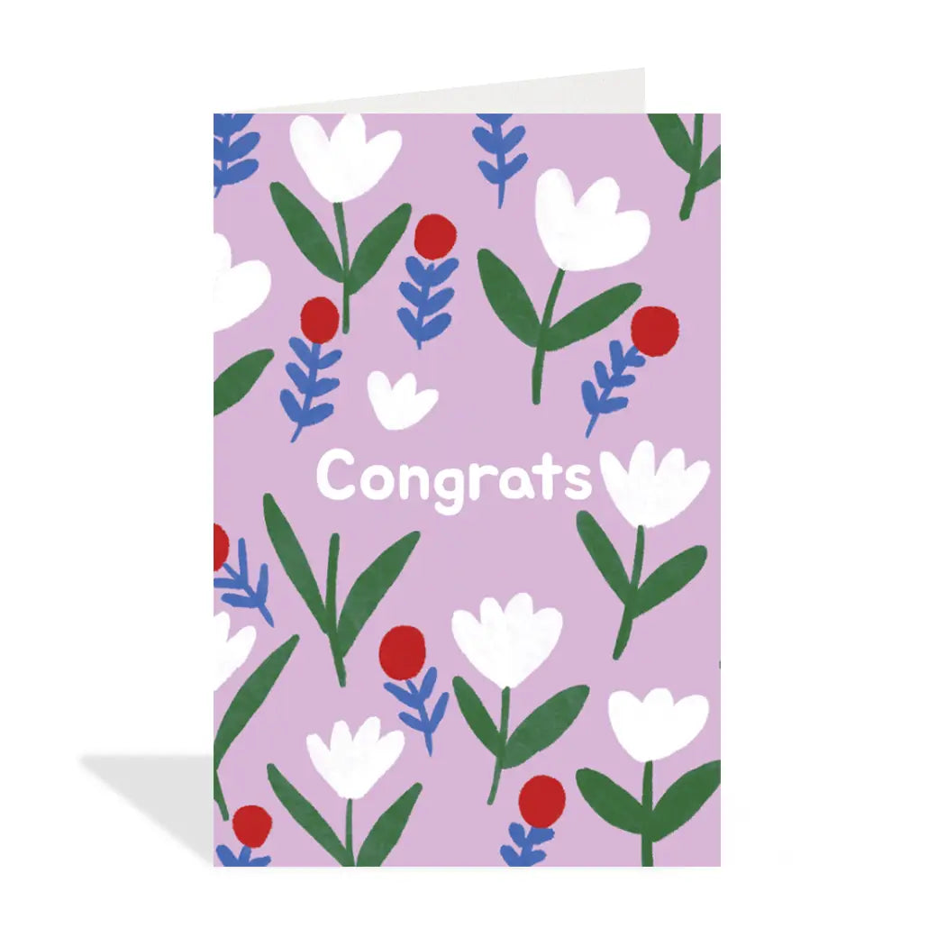 Congrats Tulip Petite Card