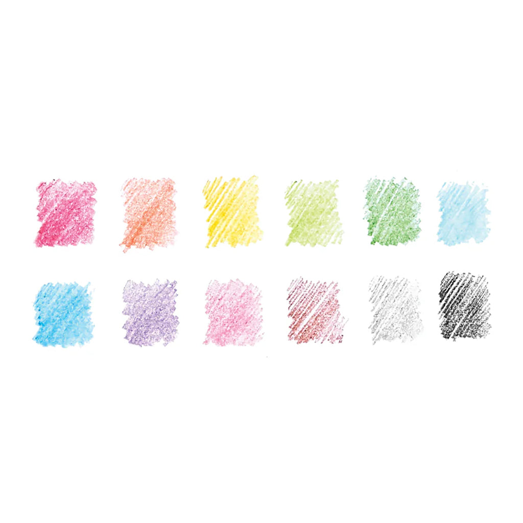 Ooly Un-Mistake-Ables! Erasable Colored Pencils Set of 12