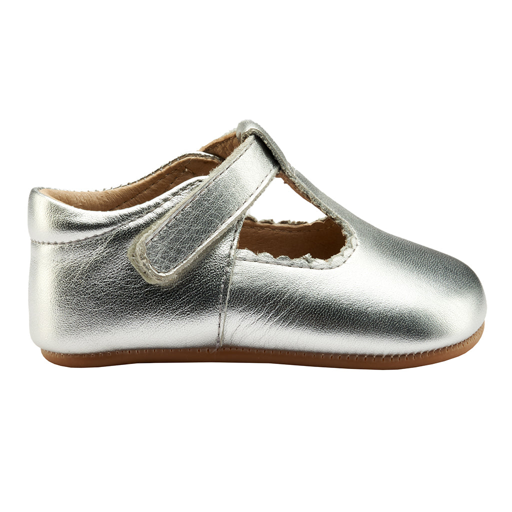 Old Soles Baby Rose Shoes Silver