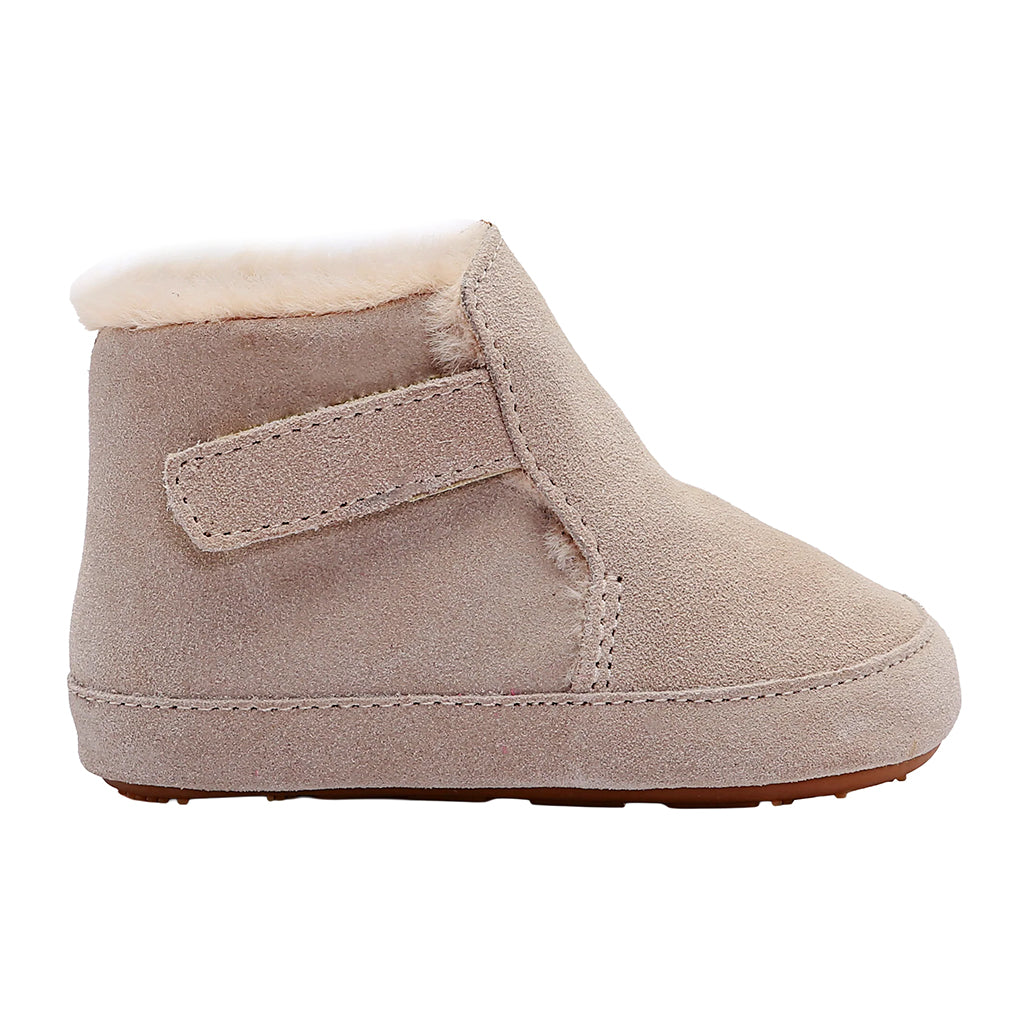 Old Soles Baby Apres Bub Boots Sand Beige Suede
