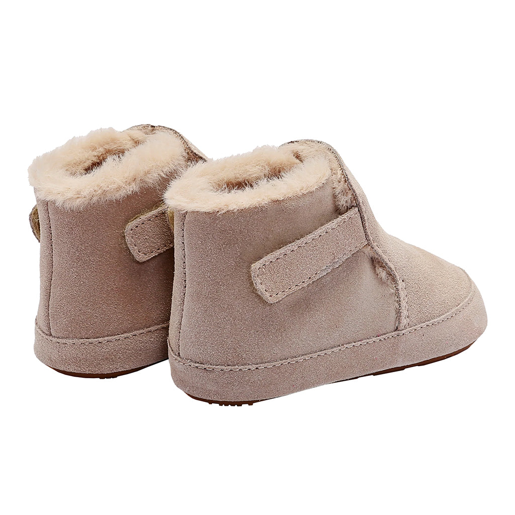 Old Soles Baby Apres Bub Boots Sand Beige Suede
