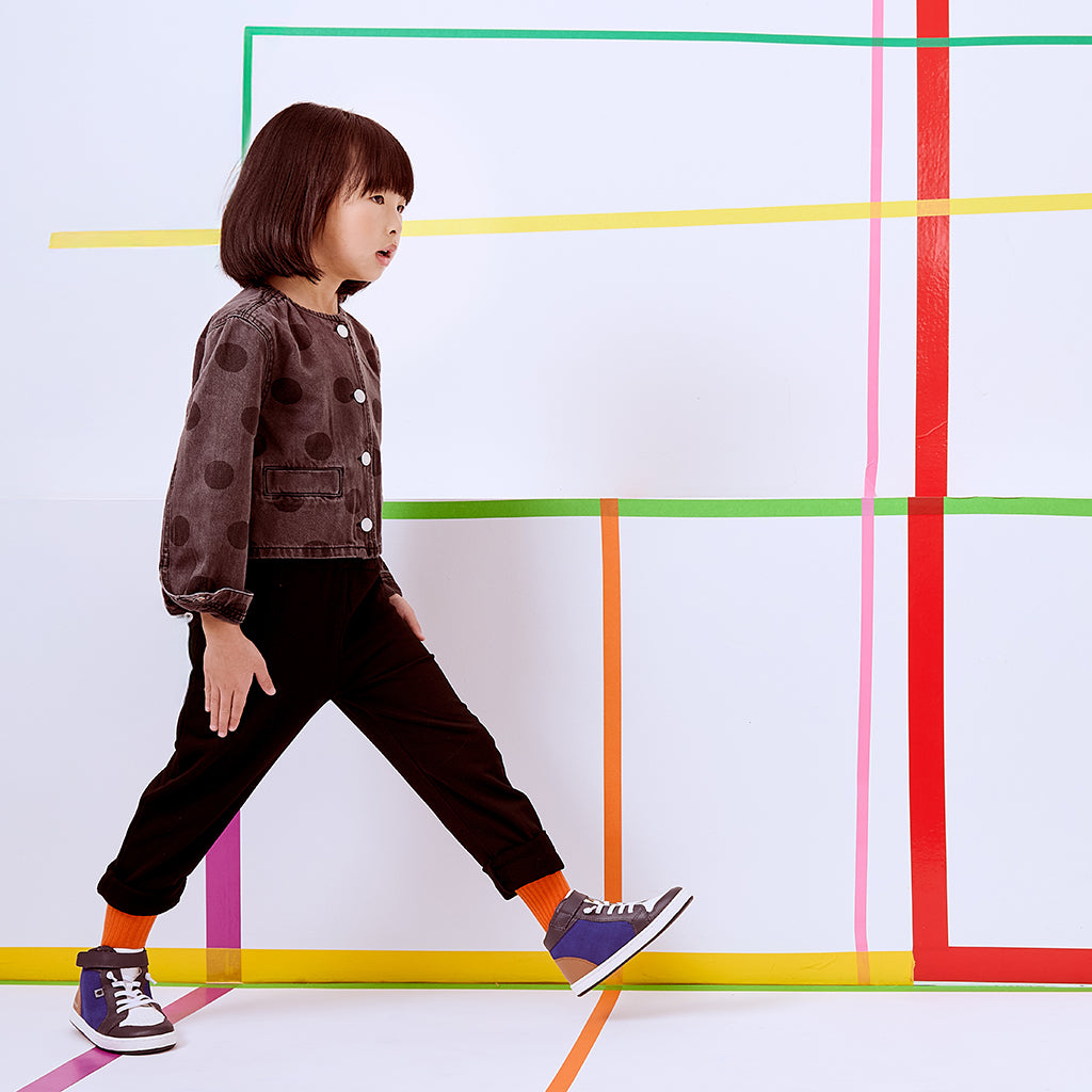 Old Soles Child Got Walker Shoes Fluro Blue