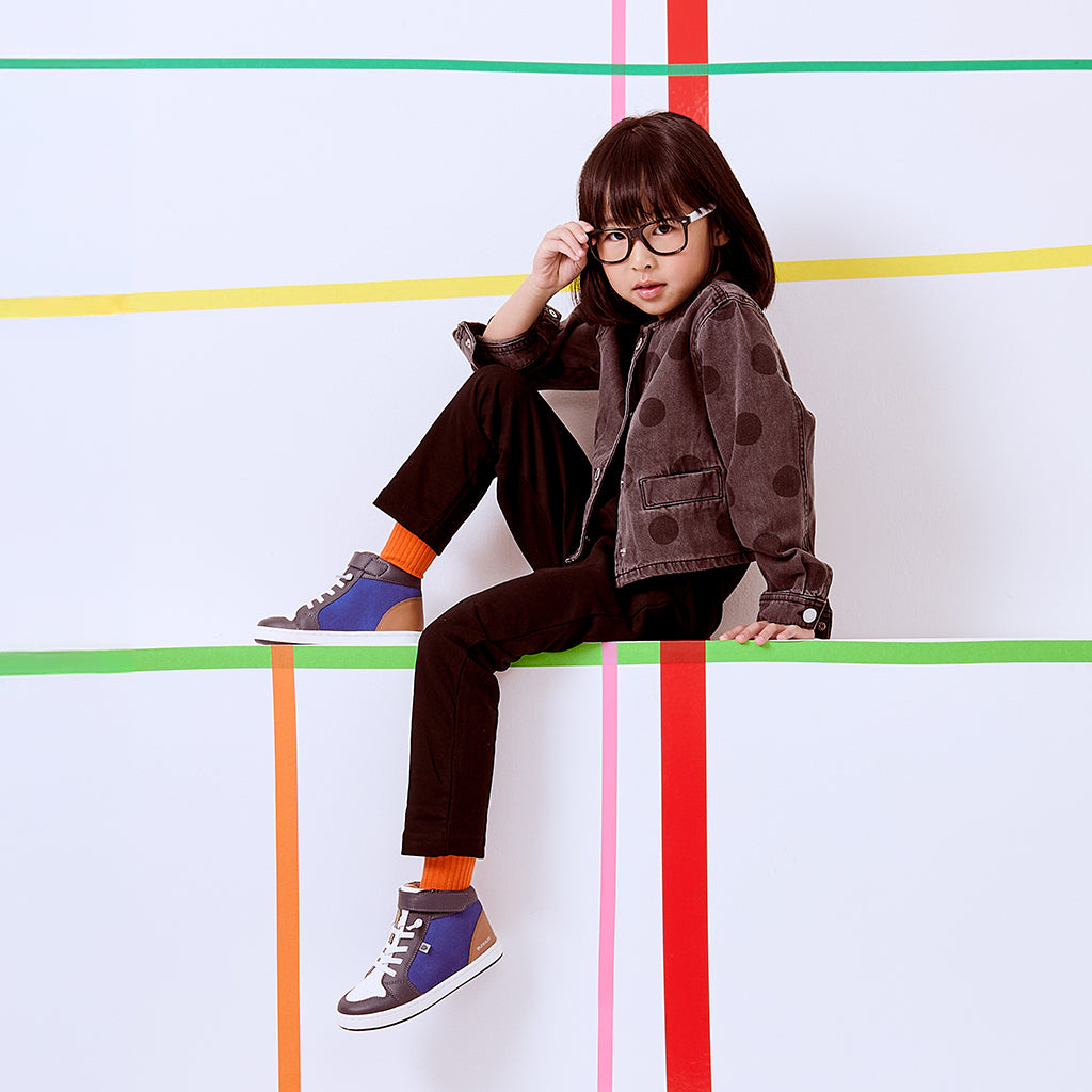 Old Soles Child Got Walker Shoes Fluro Blue